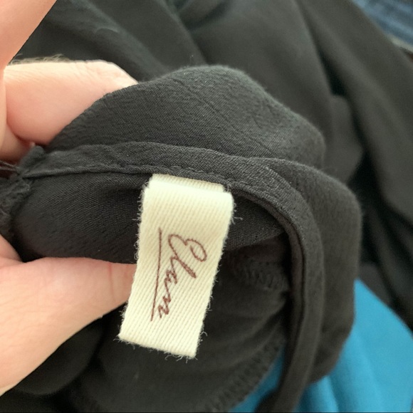 SOLD ELAN V-Neck Boho Jumpsuit With Pockets Black - Picture 8 of 8